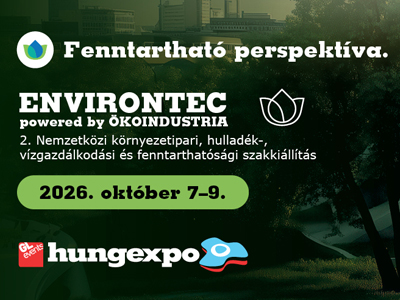 ENVIRONTEC powered by ÖKOINDUSTRIA KIÁLLÍTÁS A HUNGESPO TERÜLETÉN OKTÓBER 7-9.